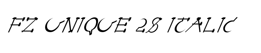 FZ UNIQUE 28 ITALIC