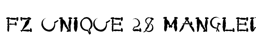 FZ UNIQUE 28 MANGLED