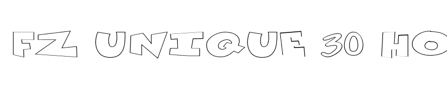 FZ UNIQUE 30 HOLLOW EX