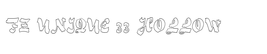 FZ UNIQUE 33 HOLLOW