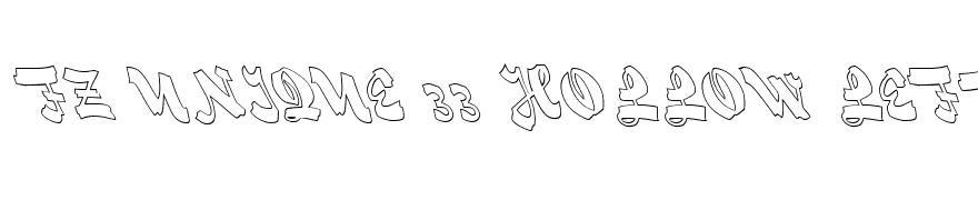 FZ UNIQUE 33 HOLLOW LEFTY