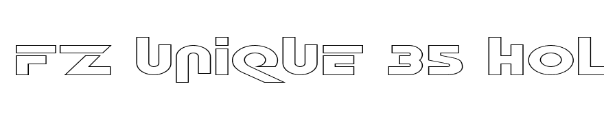 FZ UNIQUE 35 HOLLOW EX