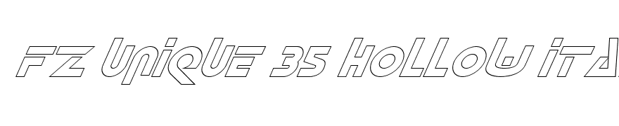 FZ UNIQUE 35 HOLLOW ITALIC