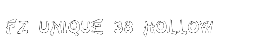 FZ UNIQUE 38 HOLLOW