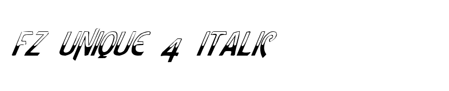 FZ UNIQUE 4 ITALIC