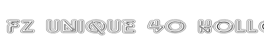 FZ UNIQUE 40 HOLLOW EX