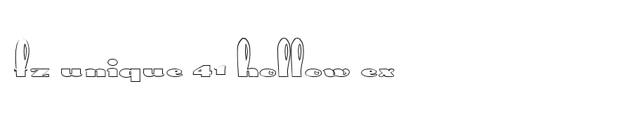 FZ UNIQUE 41 HOLLOW EX