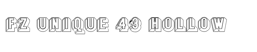 FZ UNIQUE 43 HOLLOW