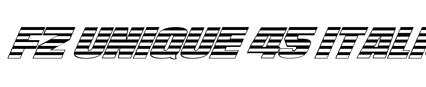 FZ UNIQUE 45 ITALIC