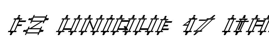 FZ UNIQUE 47 ITALIC