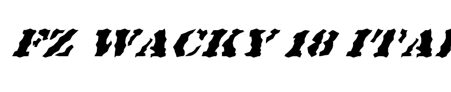 FZ WACKY 18 ITALIC