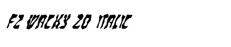 FZ WACKY 20 ITALIC