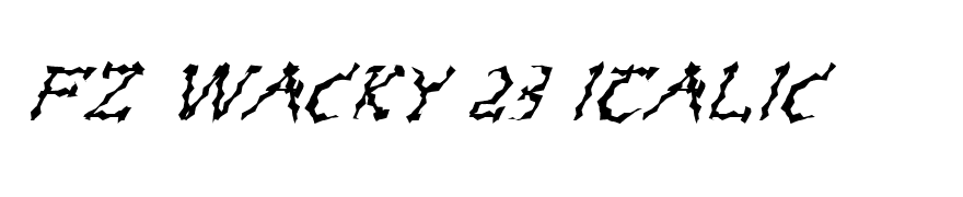 FZ WACKY 23 ITALIC