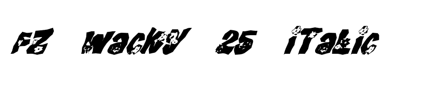 FZ WACKY 25 ITALIC