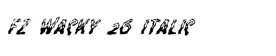 FZ WACKY 26 ITALIC