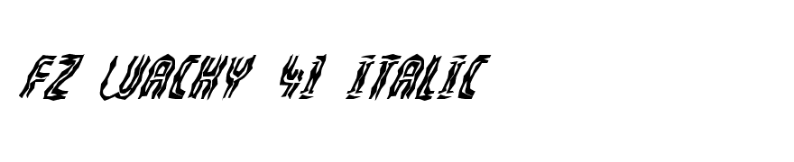 FZ WACKY 41 ITALIC