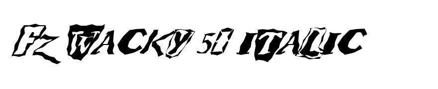 FZ WACKY 50 ITALIC