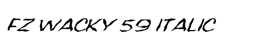 FZ WACKY 59 ITALIC