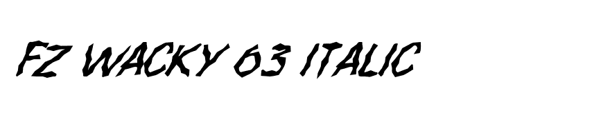 FZ WACKY 63 ITALIC