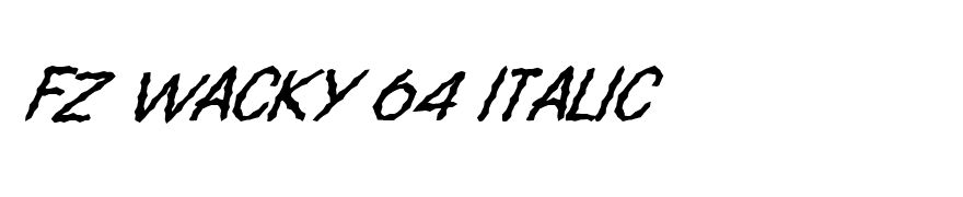 FZ WACKY 64 ITALIC
