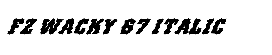 FZ WACKY 67 ITALIC