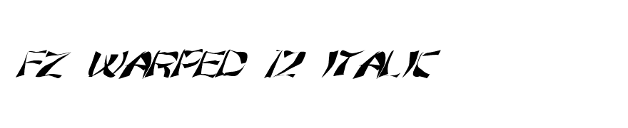 FZ WARPED 12 ITALIC