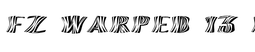 FZ WARPED 13 EX