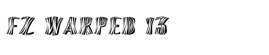 FZ WARPED 13