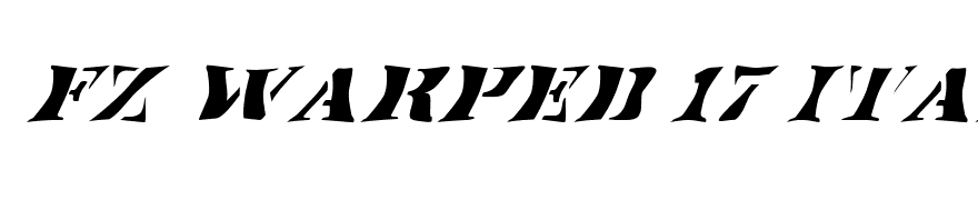 FZ WARPED 17 ITALIC