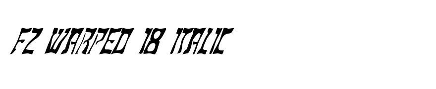 FZ WARPED 18 ITALIC