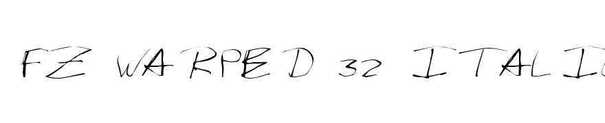FZ WARPED 32 ITALIC