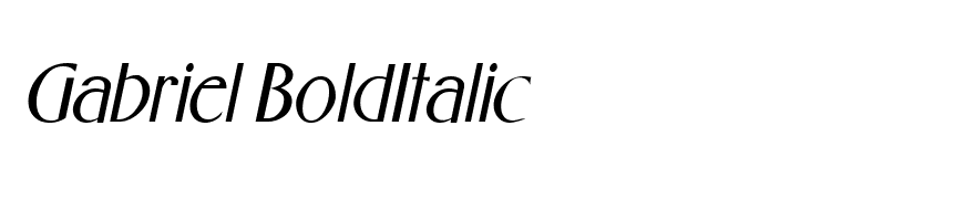 Gabriel BoldItalic