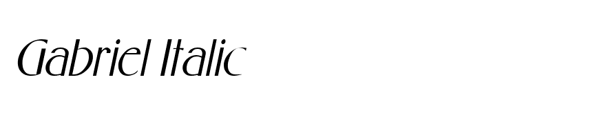 Gabriel Italic