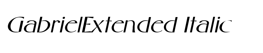 GabrielExtended Italic