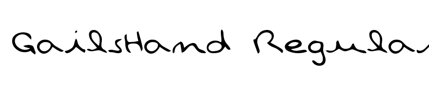 GailsHand Regular