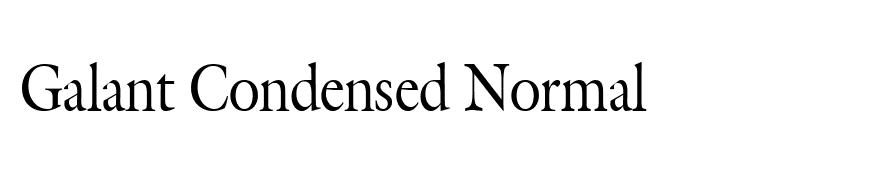 Galant Condensed Normal