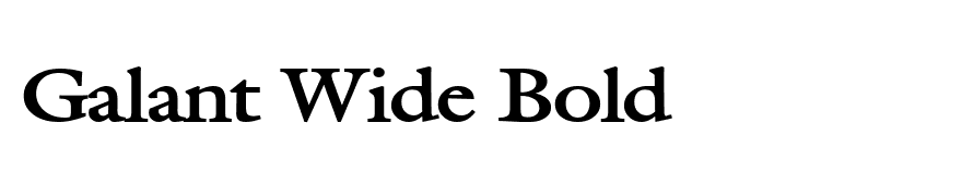Galant Wide Bold