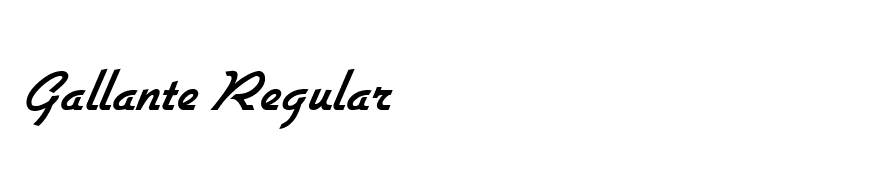 Gallante Regular