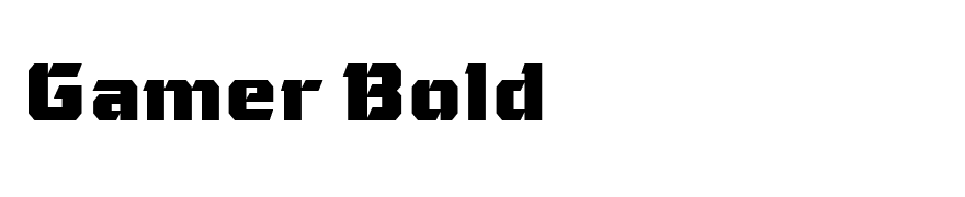 Gamer Bold