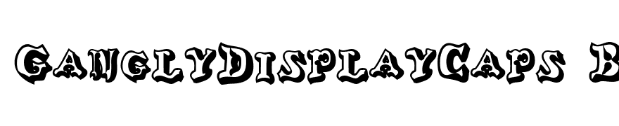 GanglyDisplayCaps Bold