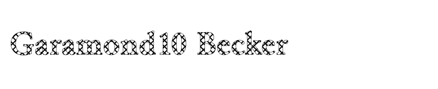 Garamond10 Becker