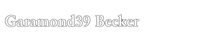 Garamond39 Becker