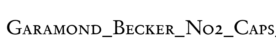 Garamond_Becker_No2_Caps_