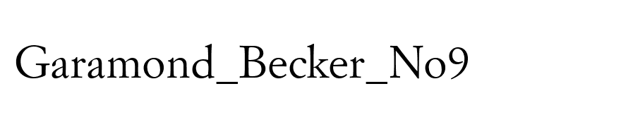 Garamond_Becker_No9