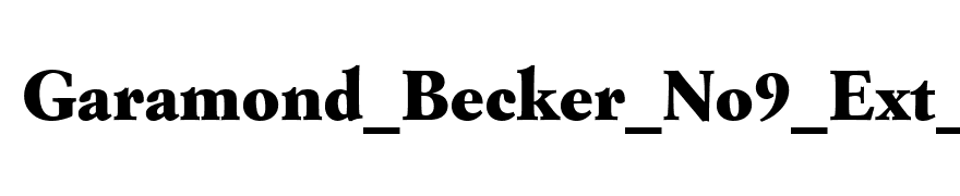Garamond_Becker_No9_Ext_Bold