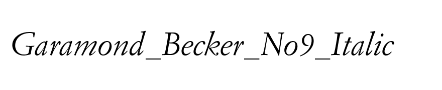 Garamond_Becker_No9_Italic