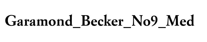 Garamond_Becker_No9_Med