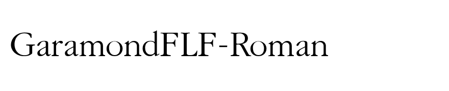 GaramondFLF-Roman