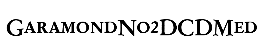 GaramondNo2DCDMed