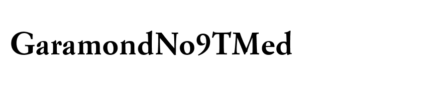 GaramondNo9TMed